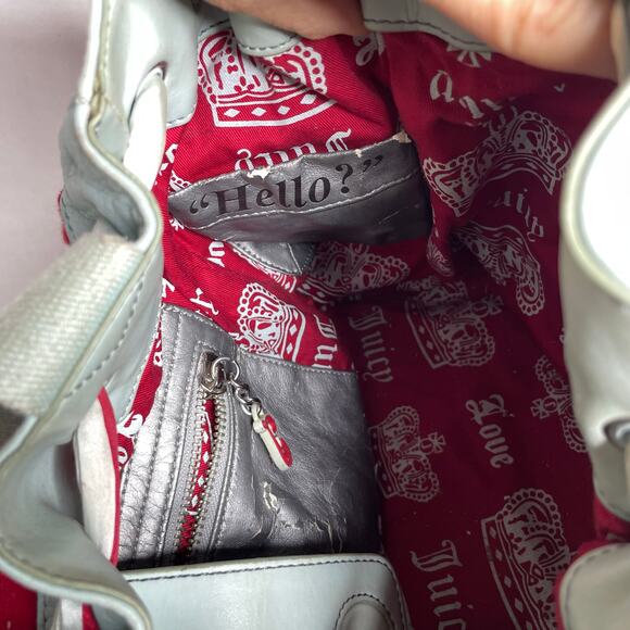 FAIR CONDITION Juicy Couture Your Royal Highness Red Green Bag Y2K and Wallet - Picture 7 of 16